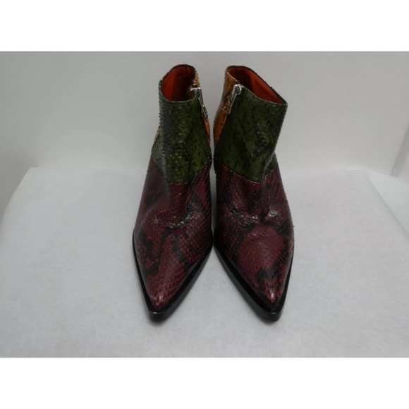 COPY - Acne Studios Multi-color Caroline Snake Boots - Picture 2 of 8